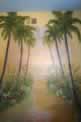 Tropical Beach Mural